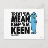 Behandeling "Em Mean Briefkaart (Voorkant)