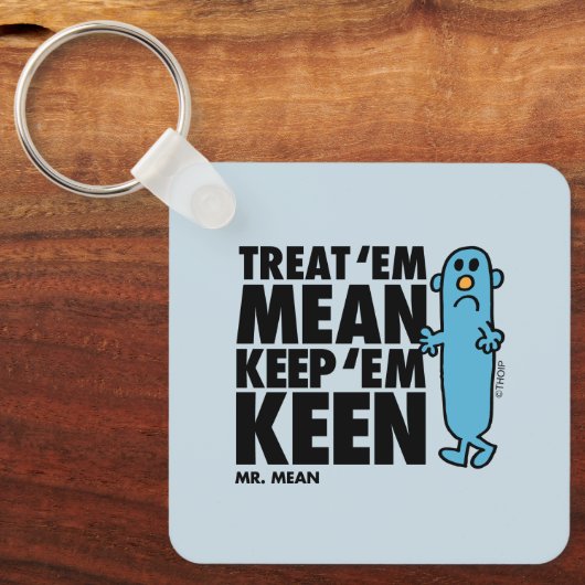 Behandeling "Em Mean Sleutelhanger (Voorkant)