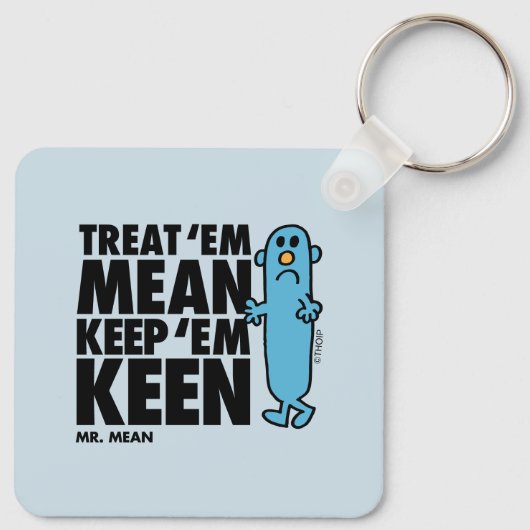 Behandeling "Em Mean Sleutelhanger (Achterkant)
