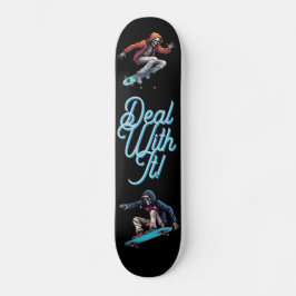 Behandeling ermee persoonlijk skateboard