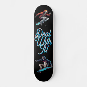 Behandeling ermee persoonlijk skateboard