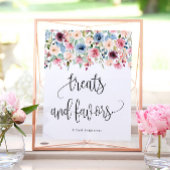 Behandeling + Favors Waterverf Flower Bloom Poster