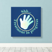 Behandeling in behandeling canvas afdruk (Insitu (Houten vloer))