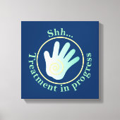 Behandeling in behandeling canvas afdruk (Voorkant)