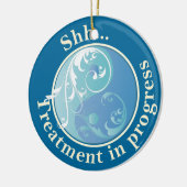 Behandeling in uitvoering Yin Yang door Hanger Keramisch Ornament (Links)