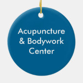 Behandeling in uitvoering Yin Yang door Hanger Keramisch Ornament (Achterkant)