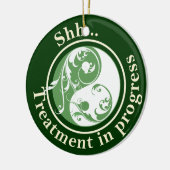 Behandeling in uitvoering Yin Yang door Hanger Keramisch Ornament (Links)