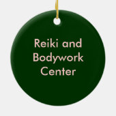 Behandeling in uitvoering Yin Yang door Hanger Keramisch Ornament (Achterkant)