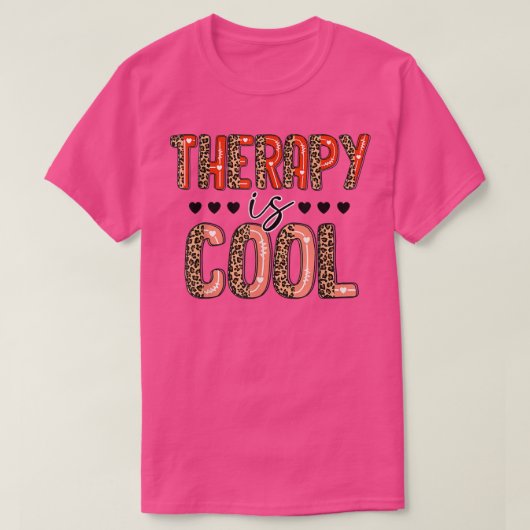 Behandeling is Shirt leopard blauw r (Design voorkant)