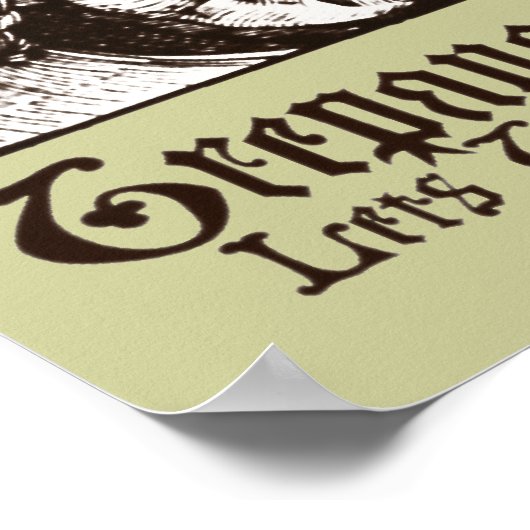 Behandeling laat het kwaad uit poster (Hoek)