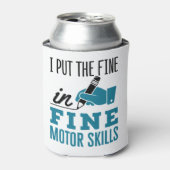 Behandeling met beroepsmatige therapieën Fine Moto Blikjeskoeler (Blikje Voorkant)