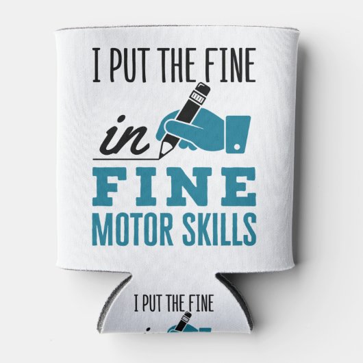 Behandeling met beroepsmatige therapieën Fine Moto Blikjeskoeler (Voorkant)