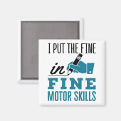 Behandeling met beroepsmatige therapieën Fine Moto Magneet (Voorkant / Achterkant)