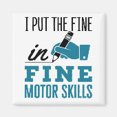 Behandeling met beroepsmatige therapieën Fine Moto Magneet (Voorkant)