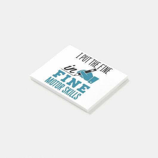 Behandeling met beroepsmatige therapieën Fine Moto Post-it® Notes (Schuin)