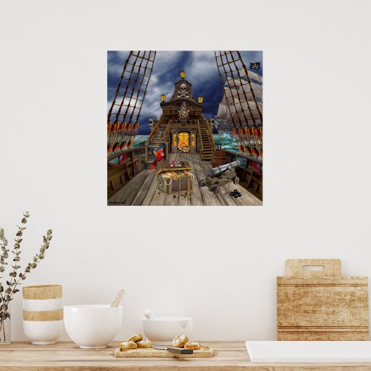 BEHANDELING MET STOLEN PIRAAT POSTER (Keuken)