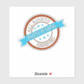 Behandeling octrooi sticker (Vel)