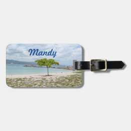 BEHANDELING OP EEN GEDEELTE IN JAMAICA CUSTOM BAGAGELABEL