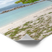 BEHANDELING OP GEDEELTE IN HET JAMAICA-POSTER POSTER (Hoek)