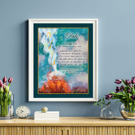 Behandeling over de Torah Tsjernobyl Rebbe-citaatk Poster