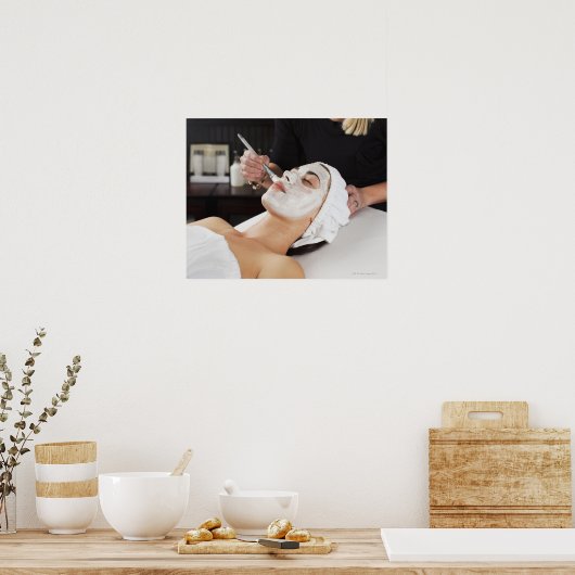 Behandeling van damesoppas poster (Keuken)