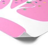 BEHANDELING VAN HET Joodse Baby Naming Birth Certi Poster (Hoek)