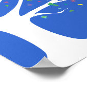 BEHANDELING VAN HET Joodse Baby Naming Birth Certi Poster (Hoek)