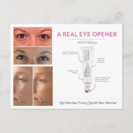 Behandeling van jonge ogen briefkaart