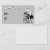 Behandeling van katten- en hondenparen visitekaartje (Voorkant / Achterkant)