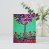 BEHANDELING VAN LEVEN vleermuis mitzvah Kaart (Staand voorkant)