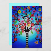 BEHANDELING VAN LEVENSBAR/BBT-MITZVAH KAART (Voorkant / Achterkant)