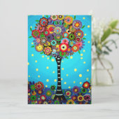 BEHANDELING VAN LEVENSBAR/BBT-MITZVAH KAART (Staand voorkant)