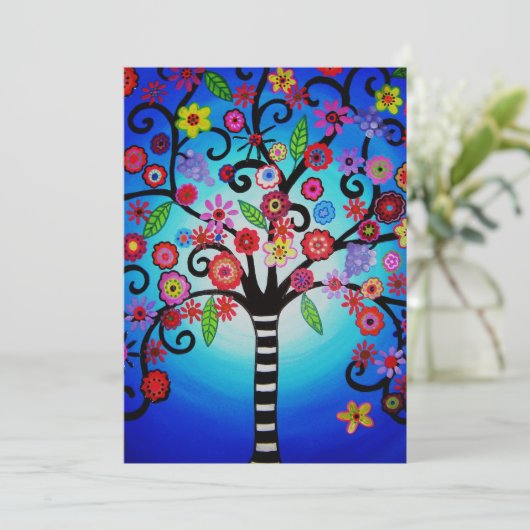 BEHANDELING VAN LEVENSBAR BBT-MITZVAH KAART (Staand voorkant)