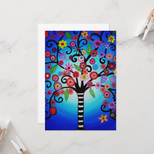 BEHANDELING VAN LEVENSBAR BBT-MITZVAH KAART (Voorkant / Achterkant in situ)