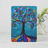 BEHANDELING VAN LEVENSBAR/BBT-MITZVAH KAART (Staand voorkant)