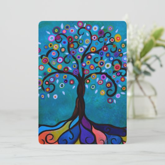 BEHANDELING VAN LEVENSBAR/BBT-MITZVAH KAART (Staand voorkant)