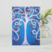 BEHANDELING VAN LEVENSBAR/BBT-MITZVAH KAART (Staand voorkant)