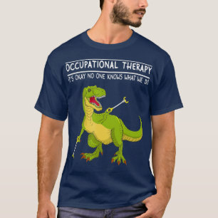 Behandeling van therapistische insperationale ther t-shirt