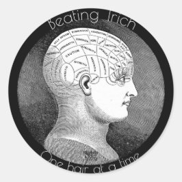 Behandeling van trich - Trichotillomania Bewustmak Ronde Sticker