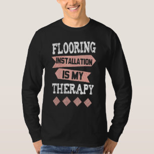 Behandeling van vloerbedekking van installaties t-shirt
