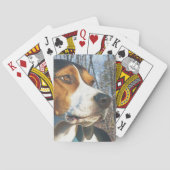 Behandeling van walker Coonhound in Bossen Speelkaarten (Achterkant)