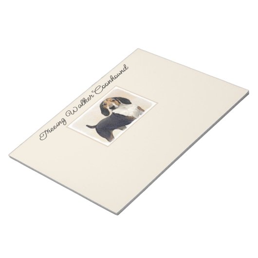 Behandeling van walker Coonhound Painting - Origin Notitieblok (Schuin)