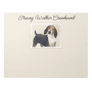 Behandeling van walker Coonhound Painting - Origin Notitieblok