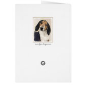 Behandeling van walker Coonhound-schilderijen - Oo (Achterkant)