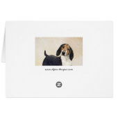 Behandeling van walker Coonhound-schilderijen - Oo (Achterkant Horizontaal)