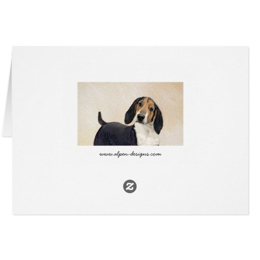 Behandeling van walker Coonhound-schilderijen - Oo (Achterkant Horizontaal)