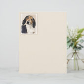 Behandeling van walker Coonhound-schilderijen - Oo (Staand voorkant)