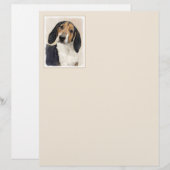 Behandeling van walker Coonhound-schilderijen - Oo (Voorkant / Achterkant)
