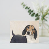 Behandeling van walker Coonhound-schilderijen - Oo Briefkaart (Staand voorkant)