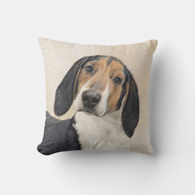 Behandeling van walker Coonhound-schilderijen - Oo Buitenkussen (Voorkant)